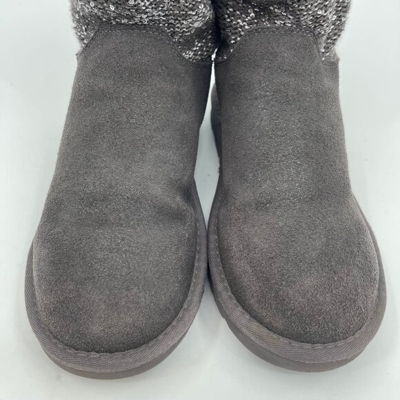 UGG Gray Suede Ankle Boots & Booties | Versatile & Stylish - Picture 8 of 8
